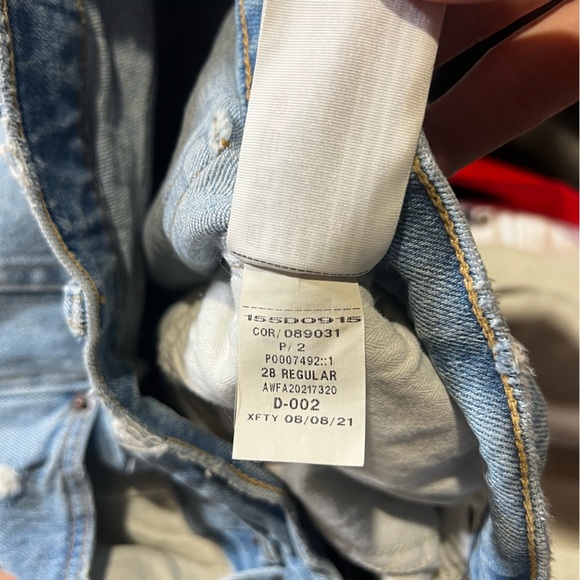 Abercrombie & Fitch The 90s Straight Leg Ultra High Rise Jeans Blue Size 6 / 28 - Picture 9 of 9